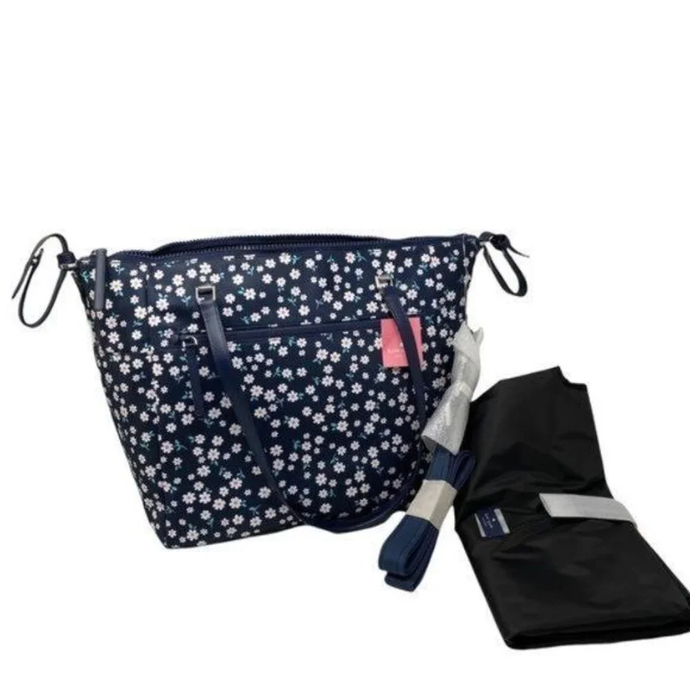 Kate Spade Jae Baby Bag in Blue Multi Floral NWT